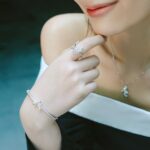 Jessica Chan Yee Chun Instagram - Love is the affinity which links and draws together the elements of the world. The new @PeoniaDiamond Affinity collection, the ribbon twist design symbolizes your precious connection with your beloved, best gift idea for lover. #PeoniaDiamond #AffinityCollection