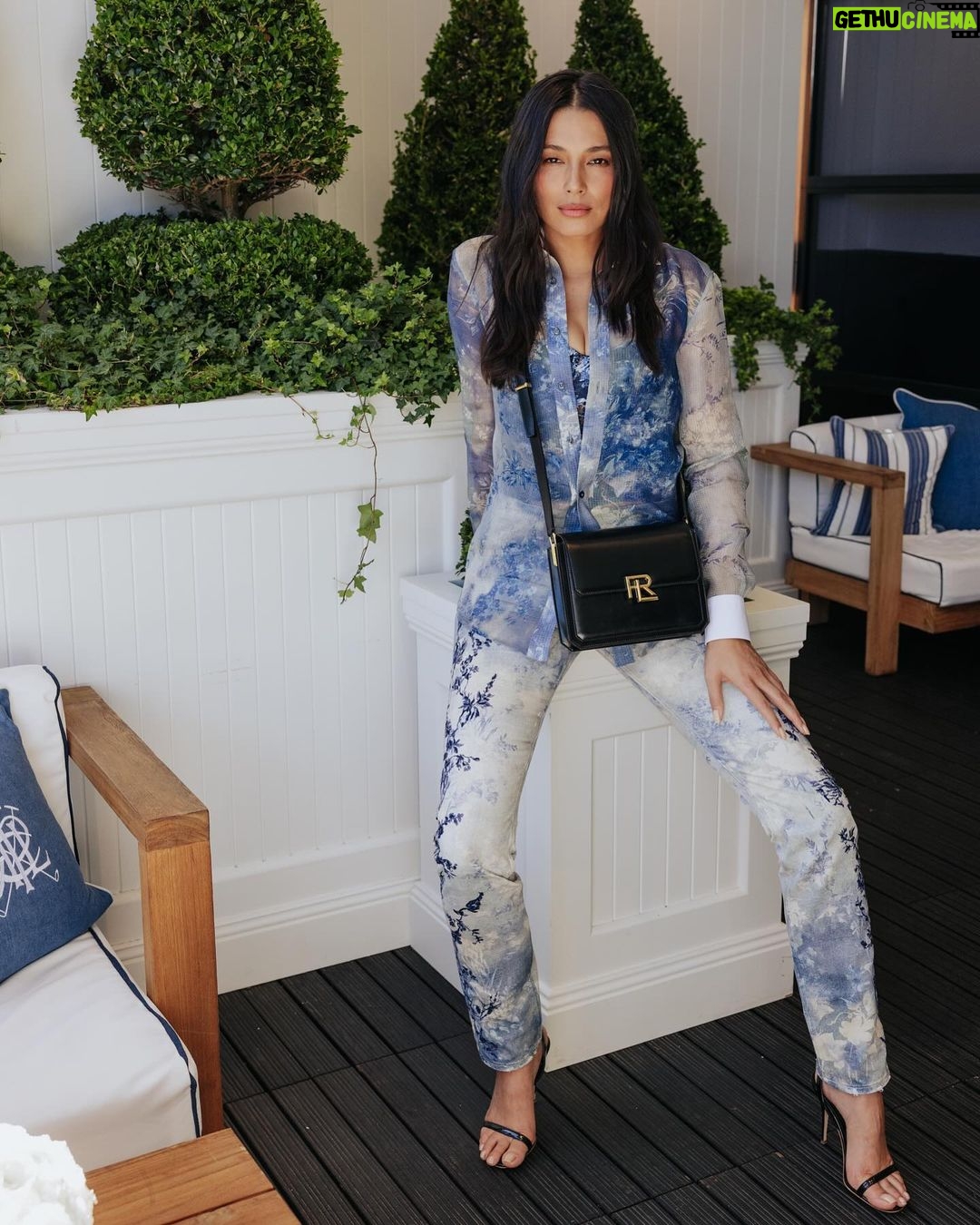 Jessica Gomes Instagram - Australian Open Men’s Final tennis with @vogueaustralia @poloralphlauren loved this off the runway look @ralphlauren @australianopen Congratulations @janniksin Great game! 🥎 Rod Laver Arena