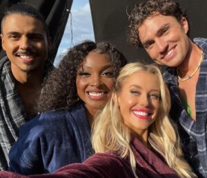 Jessica Lord Instagram - I’d like to start this post by thanking @sagaftra for your dedication in fighting so hard for myself and my fellow union members. Congrats on reaching a deal!! • Sharing some BTS from a film I had an absolute blast working on. Meet Sienna on Binged to Death 💋 x