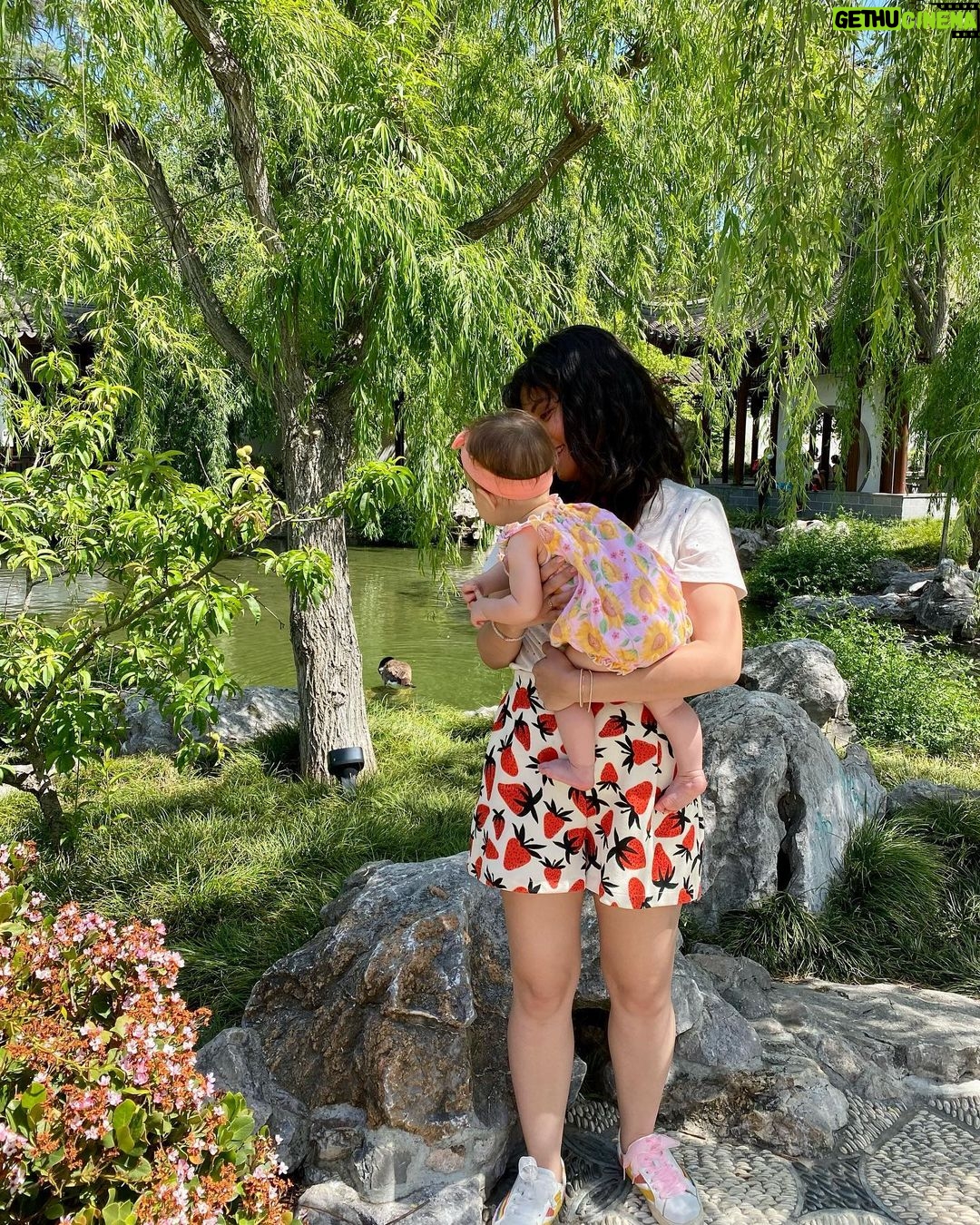 Jessica Lu Instagram - last week on my birthday with my curious little spirit 🥰🥹 … or is it still the same week… ??? 🧐🫠🤯😵💫