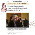 Jessica Lu Instagram - Everest’s dad! LA TIMES today! Not a single mention of me or my self-tapes!