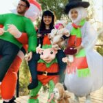 Jessica Lu Instagram - evy’s 1st christmas + holiday card experience 🎄