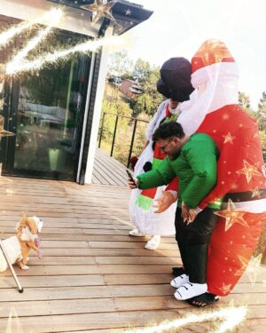 Jessica Lu Instagram - evy’s 1st christmas + holiday card experience 🎄