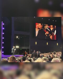 Jessica Lu Instagram - Hi mom. Christian won another Emmy and almost ALMOST made me ugly cry on camera. We both know he’s the crier. His speech had moms hugging me in the bathroom and people approaching us all night. You would have screamed and jumped up and down for him, sometimes I think you loved him more than you loved me. You were always so proud of him, he could do no wrong. You would tell me that he was exceptional, as a husband, as a father, as a person, as a DP and couldn’t I just stop complaining for once? But also before he gets too cocky reading this you also said I was his lucky charm and his life changed to be this good when I came into his life. Wish you were here. I know you would want a photo with all his Emmy’s lined up in a row. ❤️93