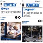 Jessica Lucas Instagram - So proud of my love @alexjermasek!! Named Best Roasted Whole Animal by @laweekly for his amazing pop up dinner series with @logmehla and working at the Best New Restaurant in Los Angeles @gwenla. Lovely recognition for one of the hardest working people I know. #gwenla #wholeanimal #laweekly #curtisstone