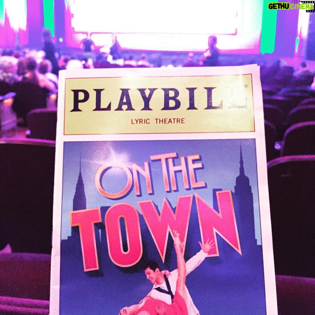Jessica Lucas Instagram - First of many.... #onthetown #broadway #foroneplease #ilovemusicals