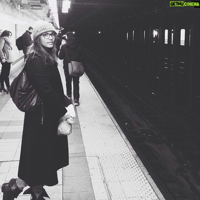 Jessica Lucas Instagram - #tbt. Catching that #NYC subway.