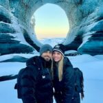 Jessica Thivenin Instagram - ICE WORLD ❄️🇮🇸 📍Katla ice cave 📍Skaftafell (Falljökull glacier) 📍Diamond Beach Iceland