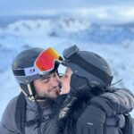 Jessica Thivenin Instagram - Notre première fois au ski en amoureux ❄️