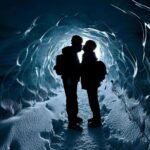 Jessica Thivenin Instagram - ICE WORLD ❄️🇮🇸 📍Katla ice cave 📍Skaftafell (Falljökull glacier) 📍Diamond Beach Iceland