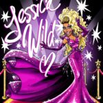 Jessica Wild Instagram - IT'S ALMOST TIME!!⭐️⭐️⭐️🙌🏽🙌🏽 #AllStars8 starts streaming TOMORROW Friday MAY 12th on @paramountplus! 👠 Also see you tomorrow at @rupaulsdragcon Booth #2048 ESCÁNDALO!! Thank u @neon_clown22 for this beautiful art😍❤️ #allstars8 #rupaulsdragrace #paramountplus #latinos #queen