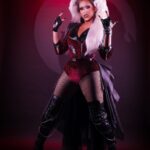 Jessica Wild Instagram - I'M A ROCKSTAR! Category is: Signature Drag As a kid one of my favorite cartoons was Jem and the holograms. I always wanted to be a rock star and play electric guitar. My early years in drag I wore mostly black and only picked rock songs for my shows. I was part of a Rock band called Rebeldia and I even won the Rocker chick challenge singing live on Drag Race season 2. That rocker chick jessica still lives in me. Thank you @howiebofficial for your designs and creations.QUE VIVA El ROCK!!! 🤟🤟 💄 @sapphirebeepr @angelinabeepr 📸 Leo Santiago 👗 @howiebofficial 💇‍♀️ @wigsbytips #rockerchick #rupaulsdragrace #paramountplus #allstars8 #boricua🇵🇷 #rockera