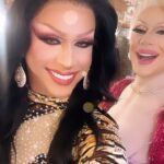 Jessica Wild Instagram - NO FILTER🤣🤣🤣🤣🤣Love you @jimbothedragclown ❤️❤️❤️ #sisters #christmas #friends #allstars #rupaulsdragrace