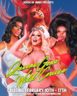 Jessica Wild Instagram - The 'Queens Gone Wild' Cruise
Just Got Extra WILD!
@jessicawild will be joining @heidincloset @thekandymuse and @jimbothedragclown
As we party around the Caribbean!
Stops in Puerto Rico, Dominican Repubilic, St.Maarten and St.Thomas! Join us for the best time sunning our buns and having all the fun! Swipe for interary of events.
For more Information visit houseofjimbo.com or call Cindy Levine 480-861-6427