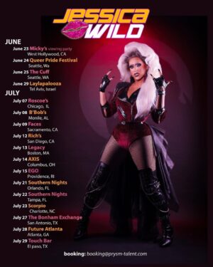Jessica Wild Instagram - I promise to share my dates in advance so you know where to find me. Here is what I have left of June and the entire month of July.Get Ready for the ETB Tour Live Down Under!! 🤣🤣🤣🤣Stay Tuned for August and Sept Dates.Love u All!!! ❤️❤️

For Booking:
booking@prysm-talent.com

#blessed #workinggirl #busy #perra #puterra #rupaulsdragrace #paramauntplus #allstars8 #dragqueen #boricua🇵🇷 #latinos #loveislove