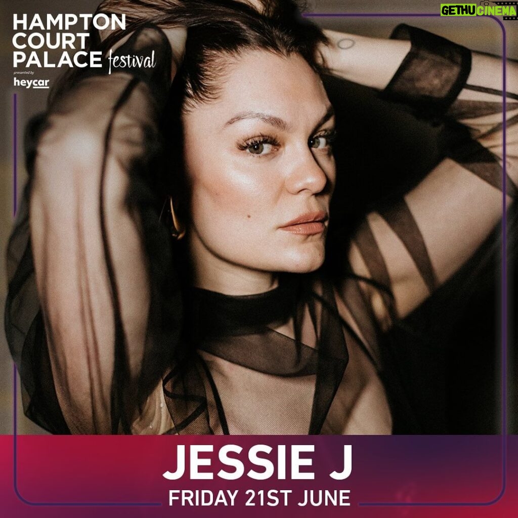 Jessie J Instagram - ☀️ HAMPTON COURT PALACE ☀️ ☀️ 21ST JUNE 2024 ☀️ Tickets on sale 10am 23rd Feb. Link in my Shows 2024 highlight 🎫 Hampton Court Palace Festival