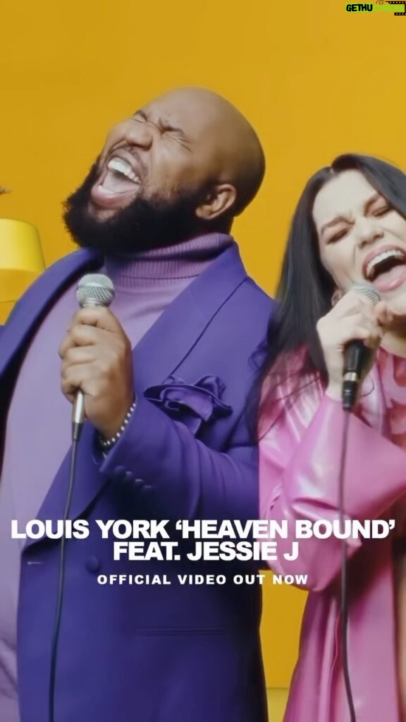 Jessie J Instagram - Full video for ☁️💜💕Heaven Bound 💕💜☁️ Out now… Grab a mic and get singing. That’s what this one is all about. SANGING. Link in my bio ☁️ Love you @louisyorkmusic 🌎