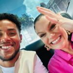 Jessie J Instagram - 👩🏻🧑🏾‍🦱 + 🎾 + 💦 = 🔋 Wimbledon Tennis Center Court