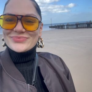 Jessie J Instagram - 1. I am 35 years old tomorrow and this is the best birthday gift I will ever get 🌈🤰🏻
2. Hide and seek gone wrong 
3. My Mum playing with my Dads water bottle 
4. My Mum turning me into her art project / strawberry Froyo 
5. Making my nephew laugh is one of my favourite things 
6. My Mum has the softest hands in the world 
7. Right before the 🌧️ 
8. 👯‍♀️ 
9. Fresh air does wonders