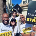Jessie T. Usher Instagram - Stay strong @sagaftra !!! We’re still standing w ya Paramount Studios