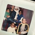 Jessie T. Usher Instagram – one of the perks of visiting grandmas house – the throwback pics you find 😂