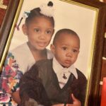 Jessie T. Usher Instagram – one of the perks of visiting grandmas house – the throwback pics you find 😂