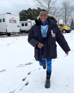 Jessie T. Usher Instagram - “cold hearted…” 😏 Canada Streets
