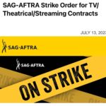 Jessie T. Usher Instagram - if we must… then we must!!! #SagAftraStrong #WGAStrong 🎭🎬