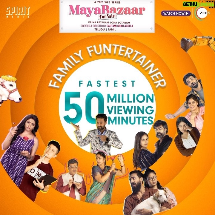 Jhansi Instagram - Fastest 50 Million Viewing Minutes! We are not surprised but we are so happy we are enjoying just like our Mayabazaar residents! Hurry and add #MayaBazaarOnZee5 to your weekend watchlist (Link in bio) #MayaBazaarForSale #PainaPataramLonaLotaram #Zee5Telugu @Zee5 @Zee5Global Constructed by: @thespiritmedia @miragemedia Brand Ambassador: @pnavdeep The Pastrys: @yourseesha @nareshvijayakrishna @anchor_jhansi @charankasalaofficial Kausalya: @kanakalasuma The Gandhis: @therealravivarma @actress_hariteja The Lovey Doveys: @sunainatheoriginal @raja.chembolu @vedulah The Hippies: @aditi.myakal @raviraj_actor The Bachelors: @meiyangchang @hithisistarun @Umairhasan7 @vjay_chaganti Other Residents: @avantideepak9 @actressbindu @vjay_chaganti @vishnu_vimal Visitors: @iamgetupsrinu @jabardasth_ramprasad @mirchi_kiran @rj_abhijeeth_ram @sivannarayana_ @wamce @dgeethabhascker Architect: @gautamidotinuniverse Assistant Architects: @sandeepsunny200 @harithamarthi @avinashpericherla9 @sriramulaanudeep @illuminoticc Civil: @raviteja_girijala @s_vamshi_vardhan_reddy Investors: @pranavpingle @rajeevr911 Draughtspersons: @comrade_kranthi @manchirajuswetha Surveyor: @nav.yav Acoustics: @jerrysvincent @uma.vanguri @yashwanth.nag @lavita_lobo_ Interiors: @urmezb @rohartsy @jhhudain Site Supervisor: @Umairhasan7 Plumbing and electrical: @theotherfaiz Styling: @poojitatadikonda Publicity Design: @_a_visitor Photographer: @kishorkrishnamoorthi Cine department: @Mithil_byri @Vinod_bangarri @arvilicious @.gourav_ @theblackboxcolour Art department: @yeswanth_mocharla @the_l0n3_w0lf