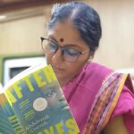 Jhansi Instagram - When The actor is ready , but the shot isn't. The reader finds the stage ! First shoot of the year 2023. Catching up on the pending list of books from 2022. #afterlives , Gripping narration #tollywood #telugucinema #actorslife