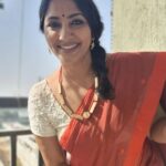 Jhansi Instagram - WRAPPED IN LOVE, ADORNED WITH PASSION. My soul sister's love is as pure as this khadi saree she sent, I am wrapped in love. @ramalakshmimedapati The passion I am adorning is an amalgamation of 2 crafts, ceramic casting and metal forging. Sharing a passionate craft from Manreeth's Hand casted metal and thread jewelry from scrap metals . Happy Sunday 😊 #handloom #handmadejewelry