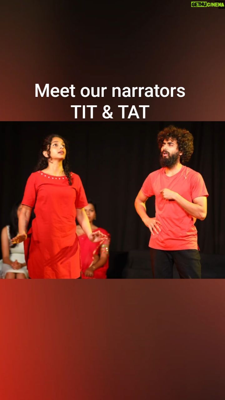 Jhansi Instagram - Tit for Tat is an evocative play written and directed by Jhansi. The bold questions are carried in a humorous narrative, and the entire responsibility is shouldered by my lead roles Tit , played by @vennela_medapati and Tat, played by @raviraj_actor . #titfortatplay