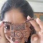 Jhansi Instagram – Trying the trend. Isn’t the @zumkhi terracotta jewelry looking JUST LIKE A WOW.
.
.#trendingreels