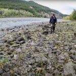Jim Baird Instagram - On day two of our family canoe trip down the Stikine River through Northern BC and into Alaska, things got crazy when a raging windstorm blew up in the night and we had to secure our tent down. When I climbed out of the tent the next morning, our canoe was gone. Watch the full video from this part of the adventure through the link in my bio. #outdoors #jbadventurer #canoeing #alaska #stikineriver #survival #camping #familycamping