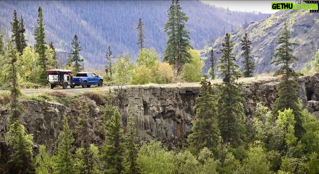 Jim Baird Instagram - New video up! (Link in bio). Me and @torigoesoutside ‘s 5000km cross-Canada overlanding adventure finished with an exciting drive down the remote and hair-raising Telegraph Creek Road in Northern British Columbia. The road bends around tight corners with sheer drop offs at its edge and travels up 20% gradients through sections where a mistake could spell disaster. The sights the road offers up are world class, as this rugged through-fair skirts the massive and very impressive Grand Canyon of the Stikine River. At the base of the canyon is where Tori and I would begin our 10-day wilderness canoe trip down the Stikine and into Alaska with our two kids and the dog along for the journey. What do you think? Would you be nervous to tackle a road like this? #ad @chevroletcanada @offgridtrailers #findnewroads #overlanding #telegraphcreekroad #teardroptrailer #camping #explorebc #outdoors #jbadventurer Telegraph Creek, British Columbia