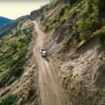 Jim Baird Instagram - New video up! (Link in bio). Me and @torigoesoutside ‘s 5000km cross-Canada overlanding adventure finished with an exciting drive down the remote and hair-raising Telegraph Creek Road in Northern British Columbia. The road bends around tight corners with sheer drop offs at its edge and travels up 20% gradients through sections where a mistake could spell disaster. The sights the road offers up are world class, as this rugged through-fair skirts the massive and very impressive Grand Canyon of the Stikine River. At the base of the canyon is where Tori and I would begin our 10-day wilderness canoe trip down the Stikine and into Alaska with our two kids and the dog along for the journey. What do you think? Would you be nervous to tackle a road like this? #ad @chevroletcanada @offgridtrailers #findnewroads #overlanding #telegraphcreekroad #teardroptrailer #camping #explorebc #outdoors #jbadventurer Telegraph Creek, British Columbia