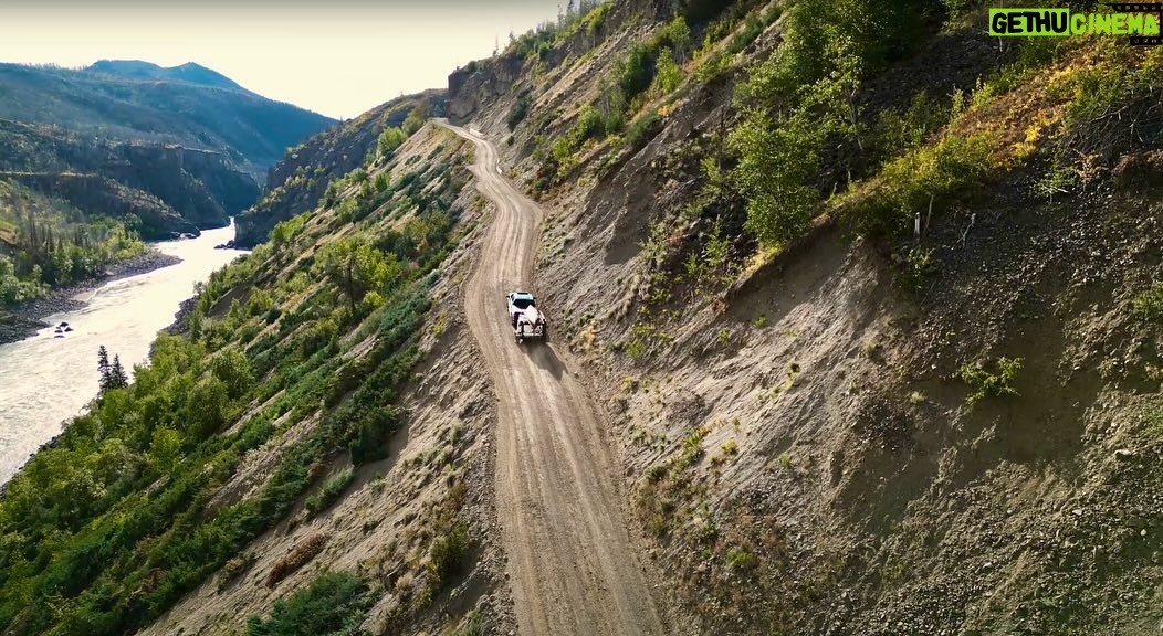 Jim Baird Instagram - New video up! (Link in bio). Me and @torigoesoutside ‘s 5000km cross-Canada overlanding adventure finished with an exciting drive down the remote and hair-raising Telegraph Creek Road in Northern British Columbia. The road bends around tight corners with sheer drop offs at its edge and travels up 20% gradients through sections where a mistake could spell disaster. The sights the road offers up are world class, as this rugged through-fair skirts the massive and very impressive Grand Canyon of the Stikine River. At the base of the canyon is where Tori and I would begin our 10-day wilderness canoe trip down the Stikine and into Alaska with our two kids and the dog along for the journey. What do you think? Would you be nervous to tackle a road like this? #ad @chevroletcanada @offgridtrailers #findnewroads #overlanding #telegraphcreekroad #teardroptrailer #camping #explorebc #outdoors #jbadventurer Telegraph Creek, British Columbia