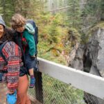 Jim Baird Instagram - Some photos of our short little side hike to Maligne Canyon on our overlanding adventure to Northern BC. See if you can spot Hudson, he’s hiding somewhere among the photos… Episode 3 is now up on YouTube so if you’re looking for something to watch… go check it out! Link in bio! #familyadventure #familyoverlanding #malignecanyon