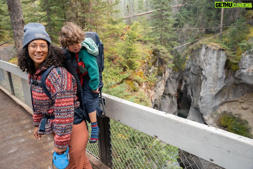 Jim Baird Instagram - Some photos of our short little side hike to Maligne Canyon on our overlanding adventure to Northern BC. See if you can spot Hudson, he’s hiding somewhere among the photos… Episode 3 is now up on YouTube so if you’re looking for something to watch… go check it out! Link in bio! #familyadventure #familyoverlanding #malignecanyon