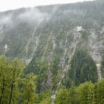 Jim Baird Instagram - (Check out the full film covering the following through the link in my bio): It had been raining for nearly 24 hours straight, soaked after traveling about 30kms down the remote, Stikine River by canoe, we were searching for a cabin where we hoped to get out of the rain and dry out the kid’s clothes. Our river notes were over 30 years old so, we didn’t know if the cabin was even still there. After we almost gave up the search, we found it. It was blocked by thick vegetation and nestled into a stand of massive Sitka Spruce trees. We enjoyed a delicious meal and the warmth of the cabin before we pushed off the next morning….the rain hadn’t let up at all through the night. We traveled a good distance down river that day despite the relentless rain and we got to the Great Glacier area. The following day was me and my wife @torigoesoutside ‘s wedding anniversary and we celebrated with pancakes for breakfast and then portaged a good distance into the glacier’s outwash lake where we were met with the surreal site of many beautiful icebergs that had calved off the glacier. Stay tuned for the following episode where we we’ve out canoe through the amazing ice formations. #outdoors #canoeing #alaskaadventures #northernbc #camping #familycamping #stikineriver #greatglscier #mountainsadventure #campingintherain