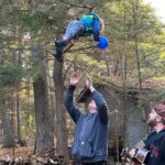 Jim Baird Instagram - Some pics from me and @torigoesoutside splitting, hauling and stacking firewood for the winter, one of my three sisters raised garden beds tilled over for the winter, and a shot of me throwing my son Hudson up in the air - his favourite thing! Despite the fact that it’s “work” I can’t think of anything better for the spirit than doing psychical work outdoors, particularly when it’s for yourself. #jbadventurer #fall #kids #firewood #splittingwood #choppingwood #selfreliance #homested #ruralliving #canadianliving Magnetawan, Ontario