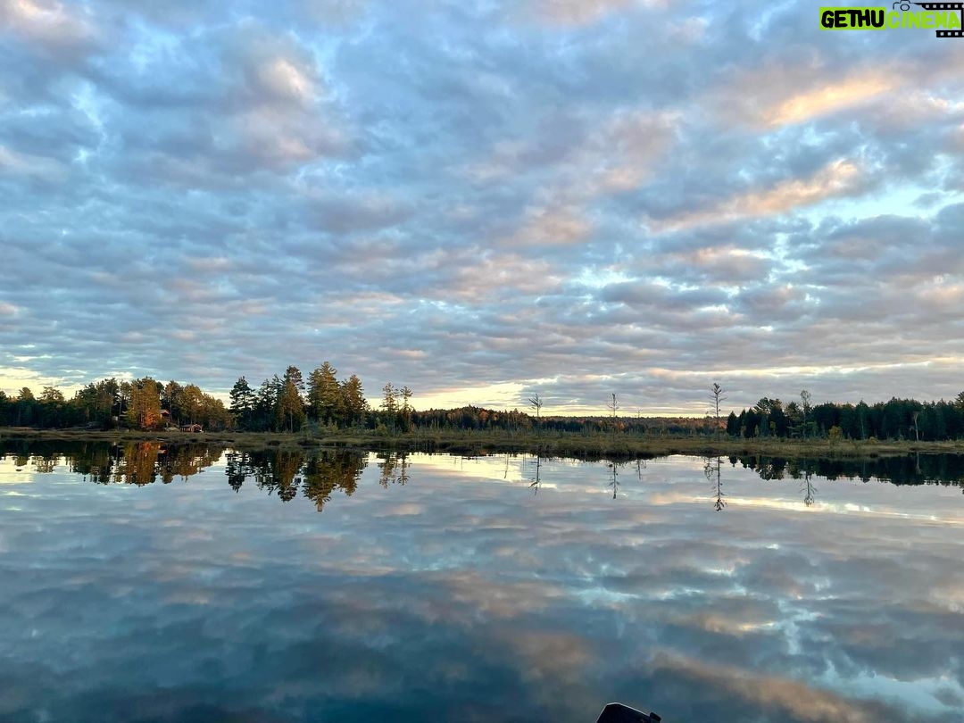 Jim Baird Instagram - It was a near perfect boat ride out last night with calm water and a beautiful sunset. Weslemkoon Lake