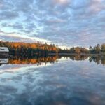 Jim Baird Instagram - It was a near perfect boat ride out last night with calm water and a beautiful sunset. Weslemkoon Lake