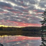 Jim Baird Instagram - It was a near perfect boat ride out last night with calm water and a beautiful sunset. Weslemkoon Lake