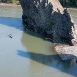 Jim Baird Instagram - The Three Sister Rocks along the Stikine River was a pretty incredible sight to see. We passed them on day 1 shortly before we decided to make camp for the night.. before the weather went to sh*t… Check out episode 1 of our Stikine River trip over on YouTube, link in bio! #threesisterrocks #stikineriver #adventurefamily #rockformation