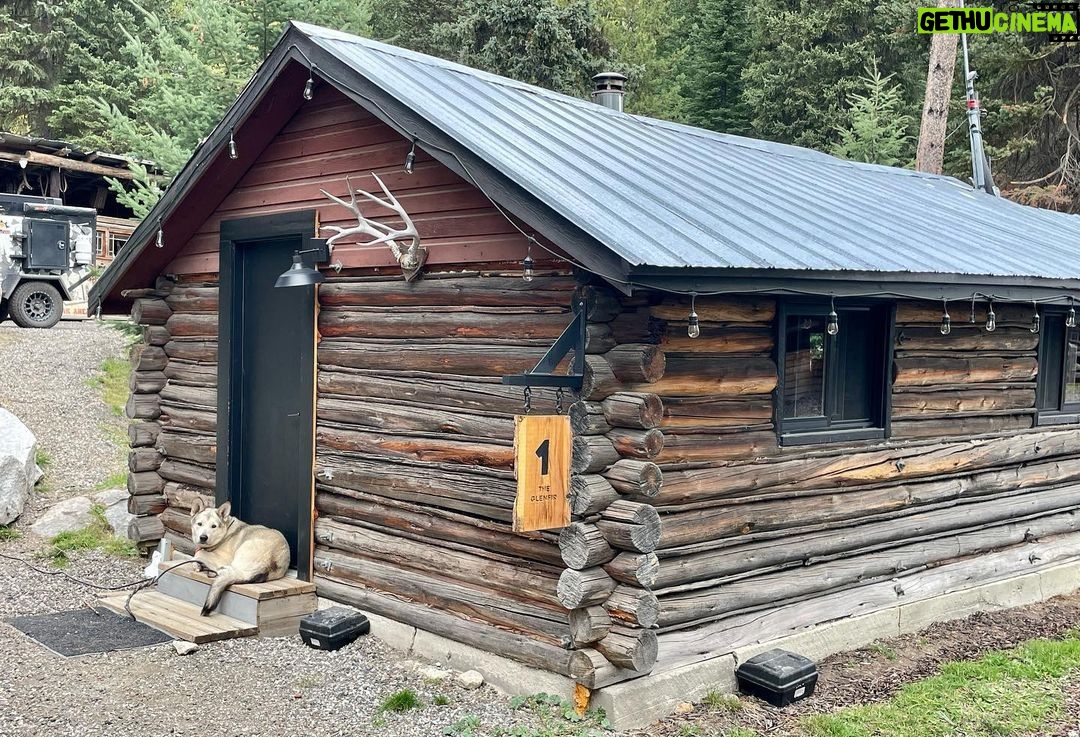 Jim Baird Instagram - After jet boating back up the Stikine River from Alaska, we spent many long hours on the road to reach BC’s Okanagan Valley where we we’re staying in an old log cabin built over 100 years ago. Naturally, we were pumped to see the Northern Lights when we got to camp late the night before getting here. We’re spending a couple nights in the cabin which is part of @chutelakelodge as @torigoesoutside is taking part in an event that’s being held by @jacklinkscan who she’s an ambassador for. Stay tuned to see some rare wildlife that we came across in the area and of course for more pics and vids from our Stikine River adventure. @chevroletcanada @offgridtrailers #sponsored #outdoors #logcabin #okanogan #thebestplaceonearth #BC #FindNewRoads #offgridtrailers #overlanding #backcountry British Columbia