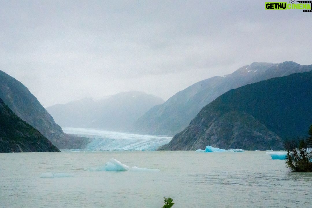 Jim Baird Instagram - Despite more rain, it was an incredible day on the Stikine River. We portaged the canoe over a mile to get into a remote lake only accessible by plane or boat. We paddled by mesmerizing icebergs and were in awe of the glaciers around the lake. In episode 12 of our adventure, @torigoesoutside and I finally paddled into Alaska, and found an off-grid salmon processing facility. Did we manage to get some fresh Stikine River sockeye salmon? Check out episode 12 of our adventure series on YouTube - link in bio! #outdoors #canoeing #alaskaadventures #northernbc #camping #familycamping #stikineriver #greatglscier #mountainsadventure #campingintherain