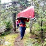 Jim Baird Instagram - (Check out the full film covering the following through the link in my bio): It had been raining for nearly 24 hours straight, soaked after traveling about 30kms down the remote, Stikine River by canoe, we were searching for a cabin where we hoped to get out of the rain and dry out the kid’s clothes. Our river notes were over 30 years old so, we didn’t know if the cabin was even still there. After we almost gave up the search, we found it. It was blocked by thick vegetation and nestled into a stand of massive Sitka Spruce trees. We enjoyed a delicious meal and the warmth of the cabin before we pushed off the next morning….the rain hadn’t let up at all through the night. We traveled a good distance down river that day despite the relentless rain and we got to the Great Glacier area. The following day was me and my wife @torigoesoutside ‘s wedding anniversary and we celebrated with pancakes for breakfast and then portaged a good distance into the glacier’s outwash lake where we were met with the surreal site of many beautiful icebergs that had calved off the glacier. Stay tuned for the following episode where we we’ve out canoe through the amazing ice formations. #outdoors #canoeing #alaskaadventures #northernbc #camping #familycamping #stikineriver #greatglscier #mountainsadventure #campingintherain