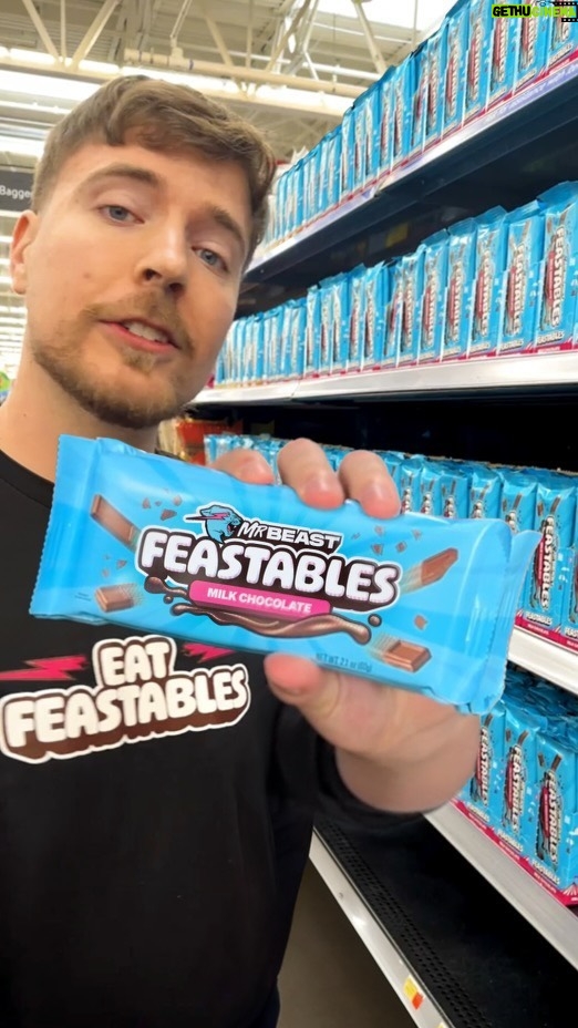 Jimmy Donaldson Instagram - We released our new chocolate formula! Everyday for the next 30 days if you buy and scan the QR you can win $10,000 just like him :-)