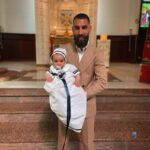 Jimmy Durmaz Instagram - Grattis till dopet min gudson Andreas ❤️ Älskar dig och din familj för evigt ❤️ #gudfader #baptism #godfather